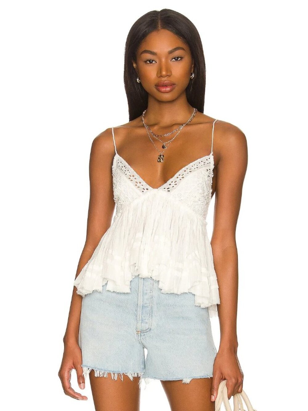 Free People Carrie Top in Ivory